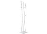 Haku MöBel Appendiabiti Cromato, Bianco - Metallo, L/H/D: 35X192X35 Cm