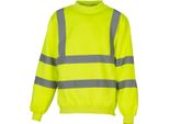 Yoko HVJ510 | Felpa Fluo - Felpa Di Sicurezza Hivis - Colore: Giallo Fluo - Taglia: Xl