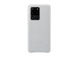 Samsung EF-VG988LSEGEU Samsung Leather Cover Handy-Cover FüR Samsung Galaxy S20 Ultra Hellgrau