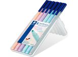 Flamastry Triplus 6 Colori Pastello V2 Staedtler