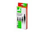 Q-Connect® KF01551 Pennarello Per Lavagna A Fogli Mobili - 2 - 3 Mm, Confezione Da 4