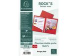 Exacompta Aktenmappe Rock's, Din A4, Rot