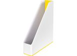 Leitz 1264760 Cartella Per Riviste Leitz Wow Duo Colour, A4, Polistirolo, Giallo