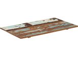 Piano Del Tavolo Rettangolare 60X100 Cm 15-16 Mm In Legno Massiccio Di Recupero