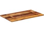 Piano Del Tavolo Rettangolare 60X100 Cm 25-27 Mm In Legno Massiccio Di Recupero