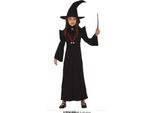 Studenti Magici Costume Di Halloween Ragazzo Strega Cappello Magico Cappello Bambini Ruolo Festa Magia Creatività Festa Scolaretta Coven Spettrale Cena Avventura, Taglia: 128/134 Colore: Nero