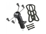 Ram Mounts Supporto Per Telefono A Braccio Medio X-Grip® Con Base Per Montaggio Su Barra - Telefoni Grandi