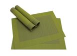 Tovaglietta Borda 4 Pezzi Verde Oliva Tovaglietta Come Decorazione Della Tavola