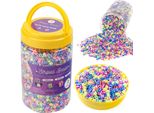 La Manuli Perline Assortite Da Stirare - 5000 Pezzi (Caramelle Bicolore) 10 Colori, Perline Da 5 Mm Compatibile Con Qualsiasi Marca Di Perline | Scatola Con Perline A Fusione