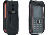 Caseroxx Custodia In Pelle Con Clip Da Cintura Compatibile Con Samsung GT-B2100 In Vera Pelle, Custodia Con Clip Da Cintura E Finestra Di Visualizzazione