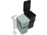 Brabantia Sort Go Cestino Per Rifiuti 2 X 12 L Grigio Scuro Verde Giada