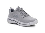 Skechers Scarpe Da Donna Stringate Sporty Suola In Gomma Grigio
