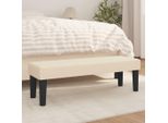 Panca The Living Store Crema 100X30X30 Cm Tessuto