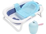Fiqops Vaschetta Da Bagno Per Bambini Vaschetta Da Bagno Per Bambini Con Piedini Antiscivolo Pieghevole Per Il Bagnetto