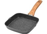 Stoneline® Back To Nature Padella Per Grigliare 16 Cm | Senza Coperchio - Aspetto Legno