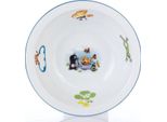 Thun 1794 Ciotola Per Bambini, Praktik, Porcellana Ceca, 16 Cm, Striscia Blu, Thun