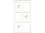 Deknudt S65KK1 Bianco 6X10X15 Legno Galleria Doppio Passepar.