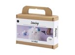 Kit Di Artigianato Per Cucire Un Animale Di Peluche - Mostro Pompon, A Partire Da 5 Anni, Incl. Materiale E Istruzioni