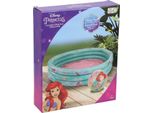 Disney Princess 3 Anelli Piscina Ariel + Palla Da Spiaggia Blu/Rosa
