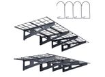 Set Di 2 Scaffali Da Garage 4X2 Ft Per Il Montaggio A Parete - Scaffali Robusti