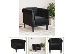 The Living Store Poltrona In Velluto Nero