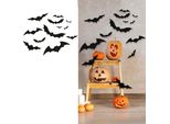 Pipistrello Decorazione Halloween Sagoma Motivi Decorazione Da Parete Accessori Festa Sagoma Spaventosa, Colore: Nero