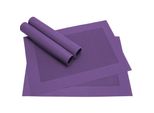 Tovaglietta Borda 4 Pezzi Viola Viola Tovaglietta Come Decorazione Della Tavola