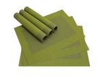 Tovaglietta Borda 6 Verde Oliva Tovaglietta Come Decorazione Della Tavola