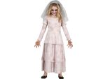 Velo Da Fantasma Per Halloween Per Bambini Fantasma Matrimonio Spettrale Festa Horror Avventura Notturna, Taglia: 128/134 Colore: Bianco
