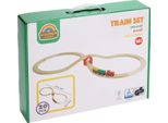 Ferrovia Giocattolo In Legno Set Di Treni Da 20 Pezzi Per Bambini