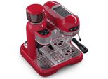 Bella Café Espressomaschine inkl. Mahlwerk 1550W 20 bar 1,4 l Rot