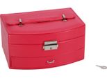 Scatola Portagioie Deluxe Rosa Con Specchio E Cassetto