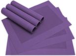 Set Di 6 Tovagliette Viola Borda Come Tovagliette Da Tavola