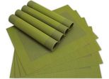Tovagliette Borda Set Di 8 Verde Oliva Come Tovagliette Da Tavola