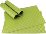 Tovagliette Modern Set Di 4 Verde Chiaro Come Tovagliette Da Tavola