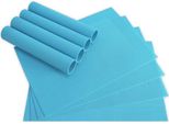 Set Di 8 Tovagliette Borda Blu Turchese Come Tovagliette Da Tavola