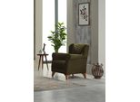 Poltrona Imbottita Poltrona Soggiorno Poltrona Singola Tessuto Poltrona Design Verde