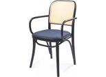 Sedia Imbottita Moderna Di Design Poltrona Blu Sedia Bracciolo Sala Da Pranzo Arredamento
