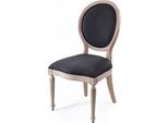 Poltrona Sedia Sedia Imbottita Design Moderno Tessile Nero Sala Da Pranzo Mobili Di Lusso