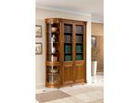 Soggiorno Completo Di Armadio Di Vetro Armadio D'angolo Elegante Libreria Mobili Set 2Pcs