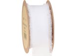 Nastro Di Chiffon Bianco 40 Mm Nastro Decorativo Nastro Regalo Matrimonio 15M