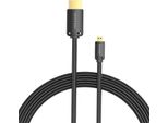 Vention Agibf Cavo Da HDMI-D A HDMI-A 4K Hd 1M Cavo Da HDMI-D A HDMI-A 4K Hd Vention Agibf (Nero)