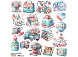 Sticker - Scraplove - San Valentino Retrò 1