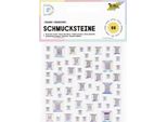 Folia 12316 Folia Schmucksteine Square Iridescent, Selbstklebend