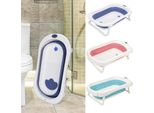 Clanmacy Baby Bath Neonato Pieghevole Sensore Di Temperatura Per Il Bagnetto, Blu