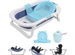Aopunly Vaschetta Pieghevole Per Bambini 83Cm Vaschetta Per Bambini Vaschetta Antiscivolo Per Bambini, Blu