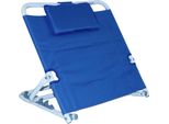 Alzacuscino Reggischiena Regolabile In Acciaio E Nylon Blu