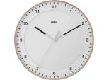 Braun Bc 17 Pw Dcf Orologio Da Parete Radiocomandato Rosa/Bianco