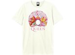 Amplified - Maglietta "Night At The Opera Crest"" Da Uomo/Donna Unisex GD3355 (3XL) (Bianco Sporco)"