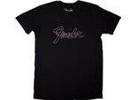 Fender - T-Shirt Con Stampa Sul Retro Per Uomo/Donna Unisex RO14078 (L) (Nero)